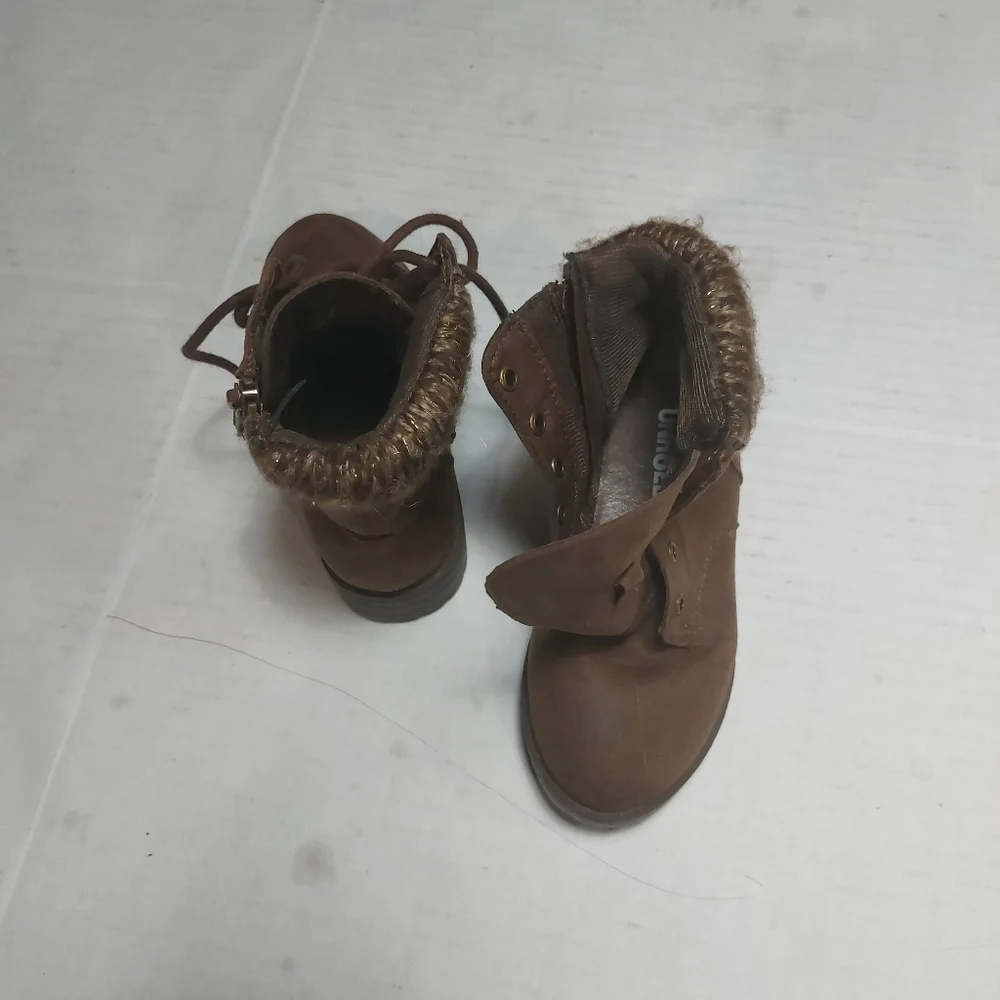 UNR8ED Toddler Rebecca Brown Boots Girls Size 6